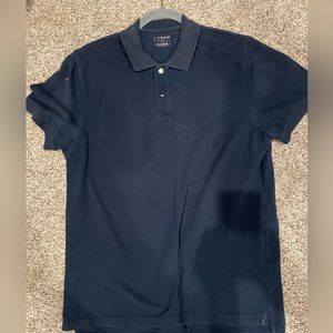 Mens J Crew Navy Polo - Large